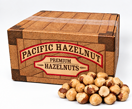 5lb Crate box of Raw Hazelnuts